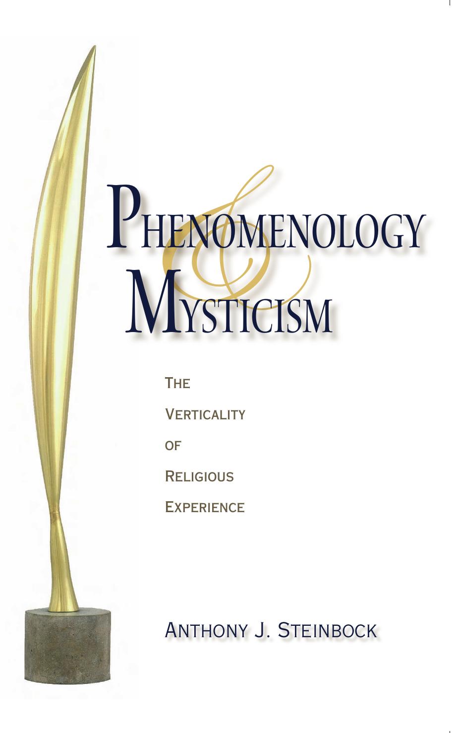 Phenomenology and Mysticism: The Verticality of Religious Experience