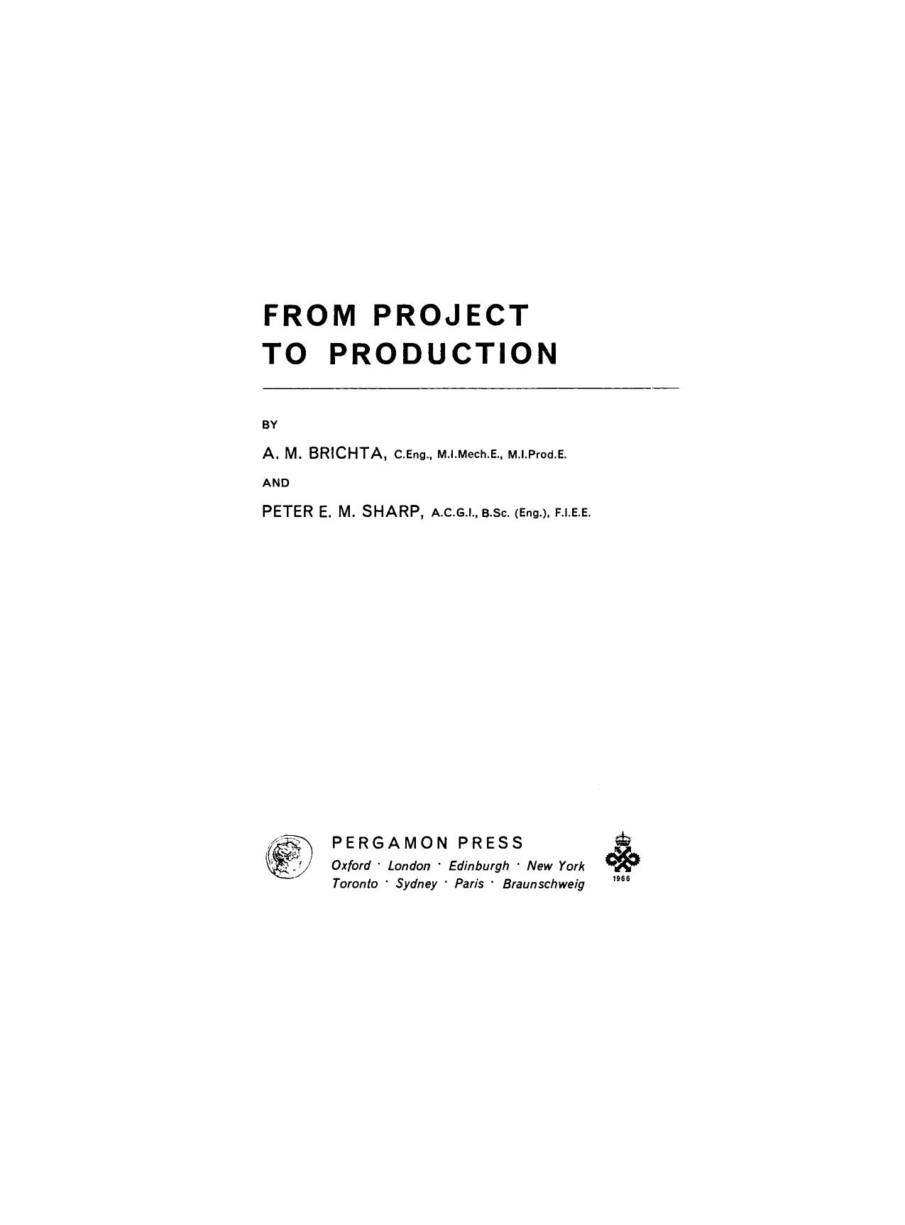 From Project to Production