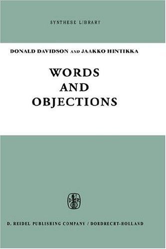 Words and Objections: Essays on the Work of W.V. Quine
