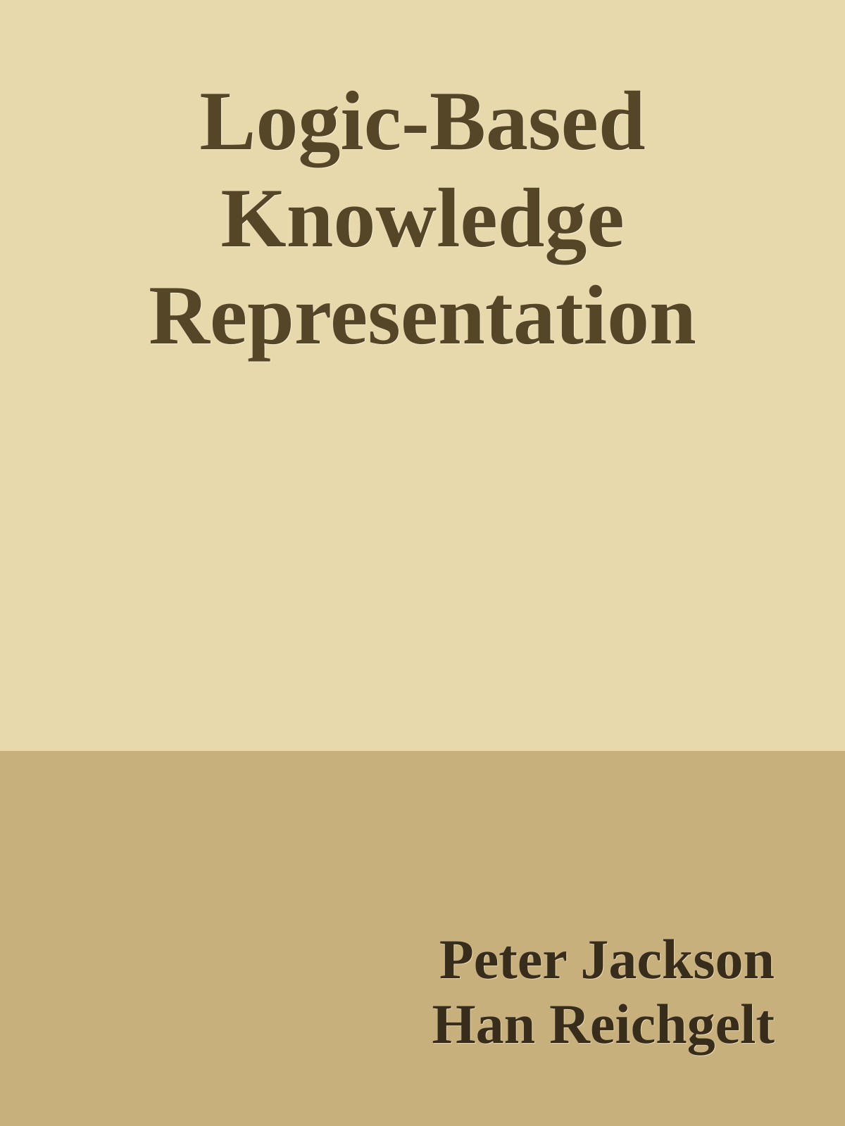 Logic-Based Knowledge Representation