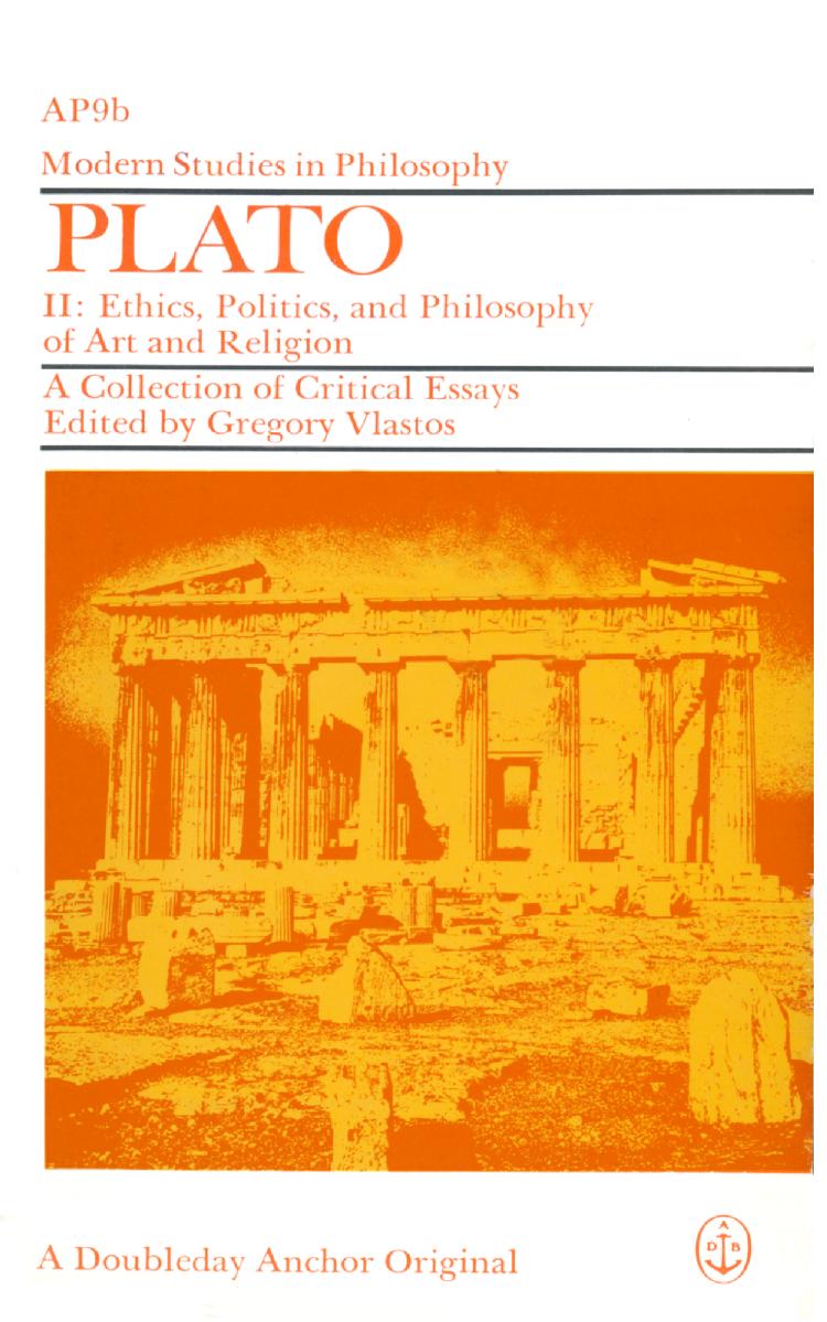 Plato : A Collection of Critical Essays