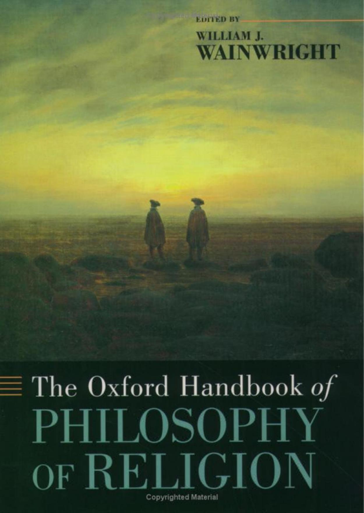 The Oxford Handbook of Philosophy of Religion