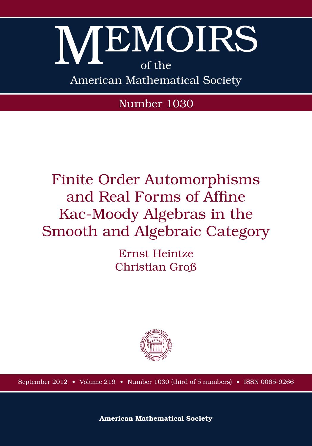 Finite Order Automorphisms and Real Forms of Affine Kac-Moody Algebras in the Smooth and Algebraic Category