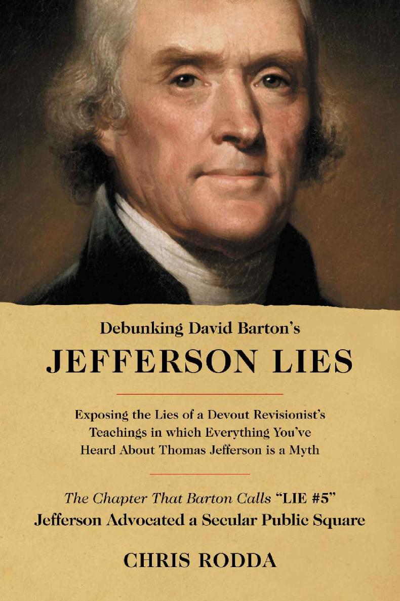Debunking David Barton's Jefferson Lies: #5 - Jefferson Founded a Secular University