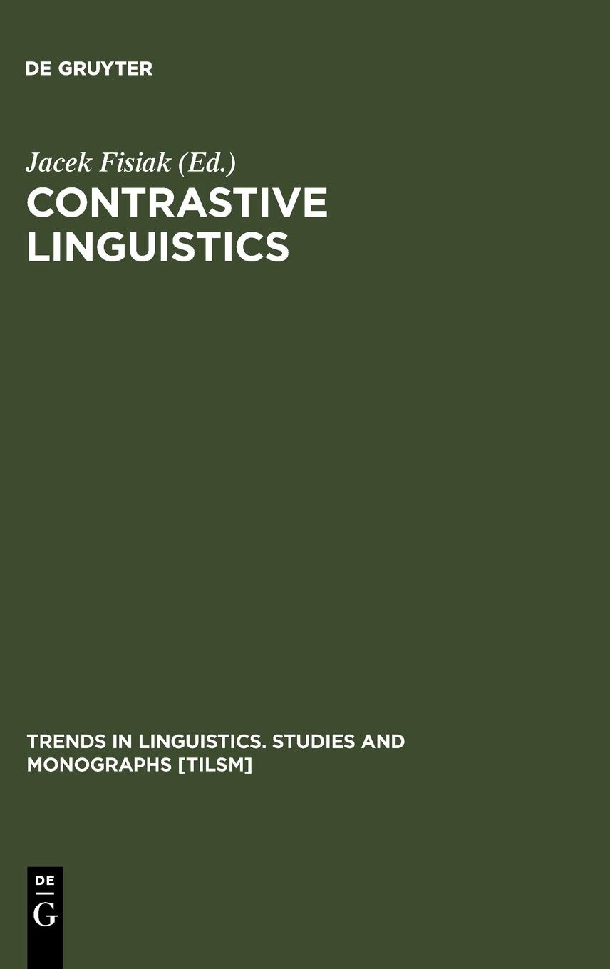 Papers and Studies in Contrastive Linguistics
