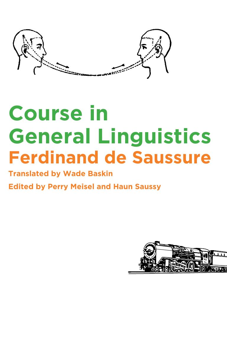 Ferdinand de Saussure - Course in General Linguistics