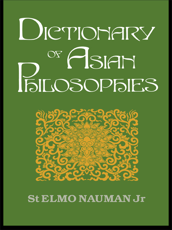 Dictionary of Asian Philosophies