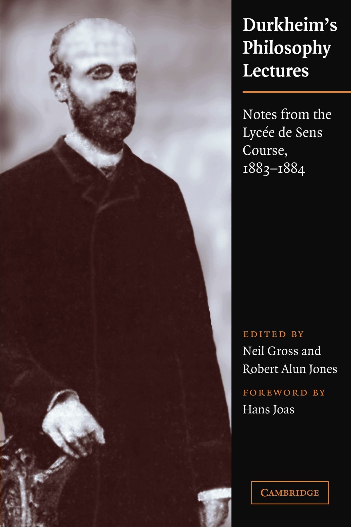 Durkheim's Philosophy Lectures: Notes From the Lycée De Sens Course, 1883-1884