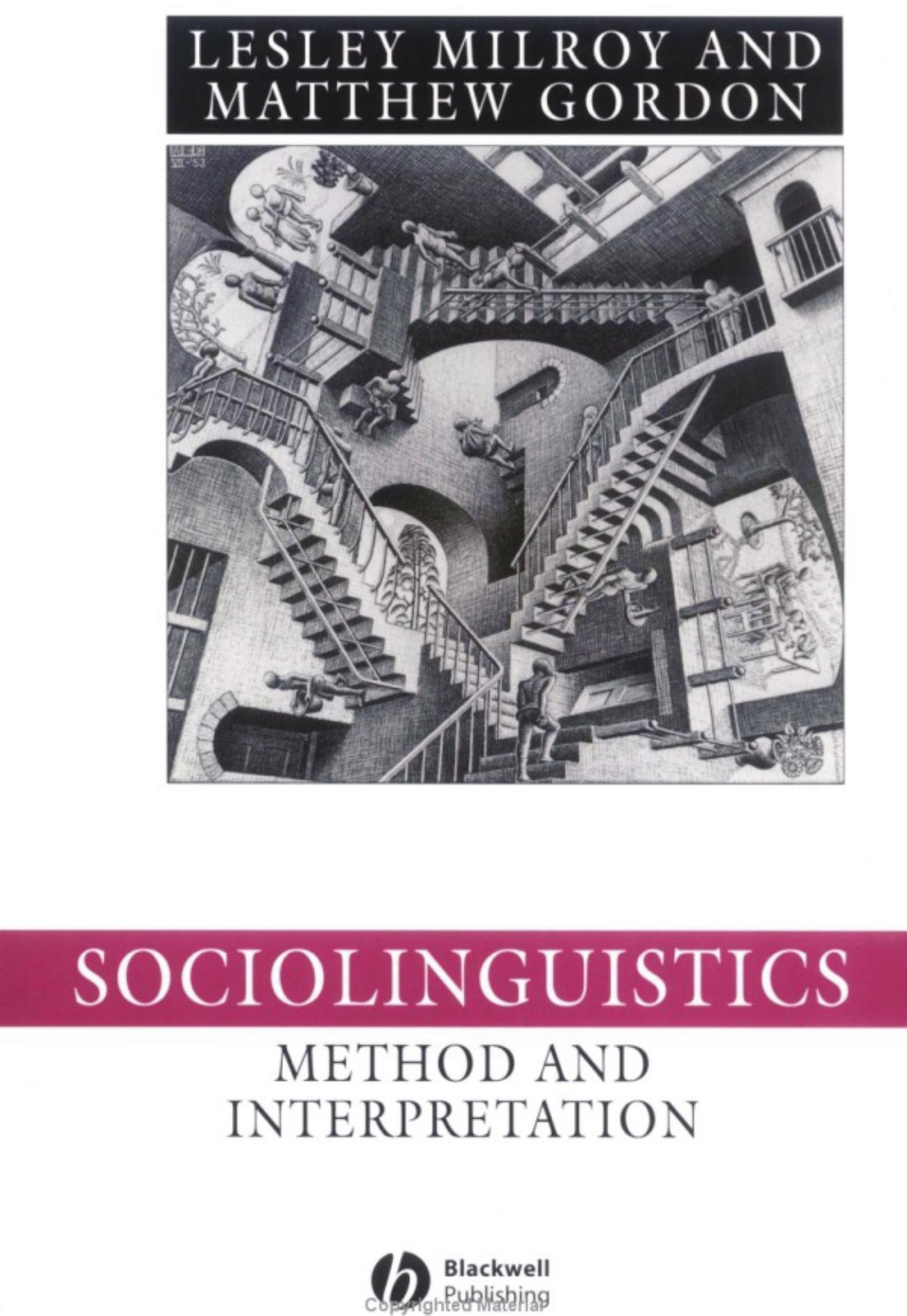 Sociolinguistics: Method and Interpretation