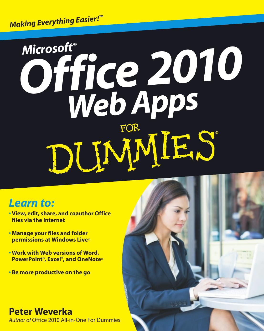 Office 2010 Web Apps for Dummies