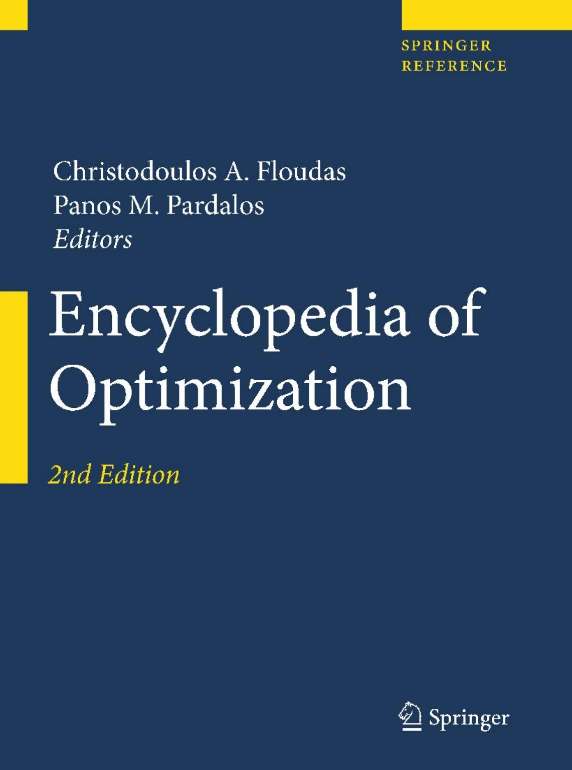 Encyclopedia of Optimization