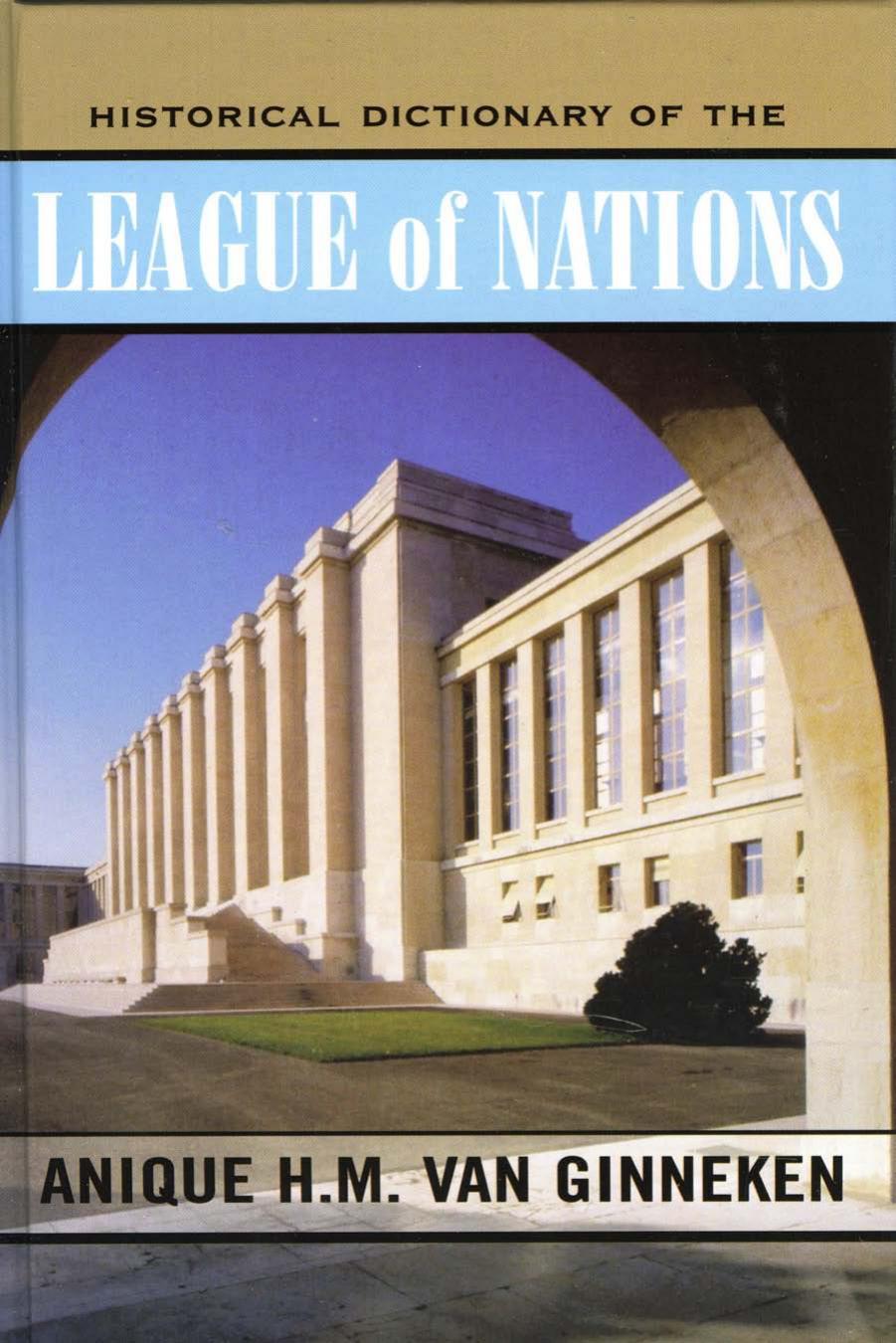 Historical Dictionary of the League of Nations