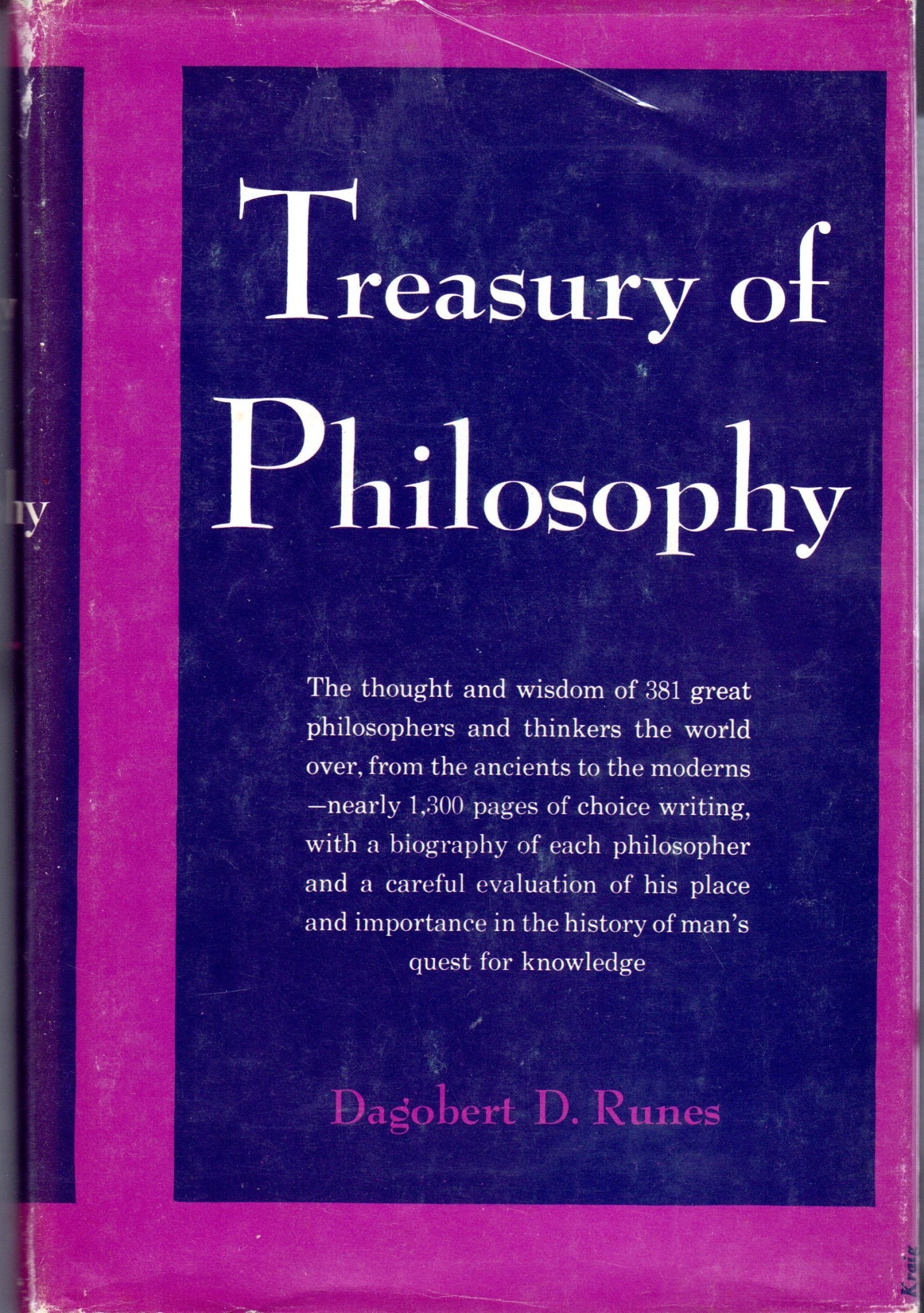 Treasury of Philosophy. Edited by D. D. Runes