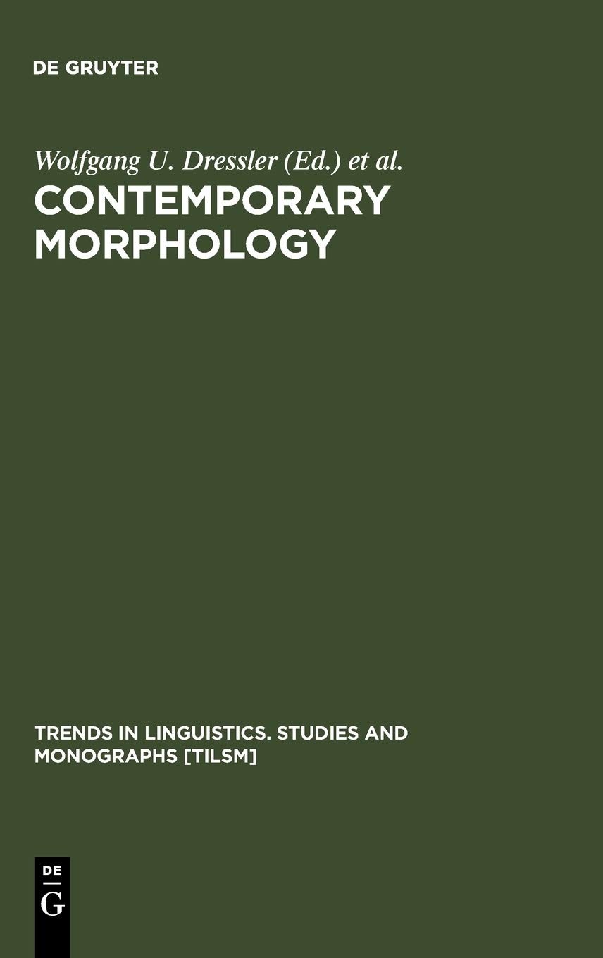 Contemporary morphology