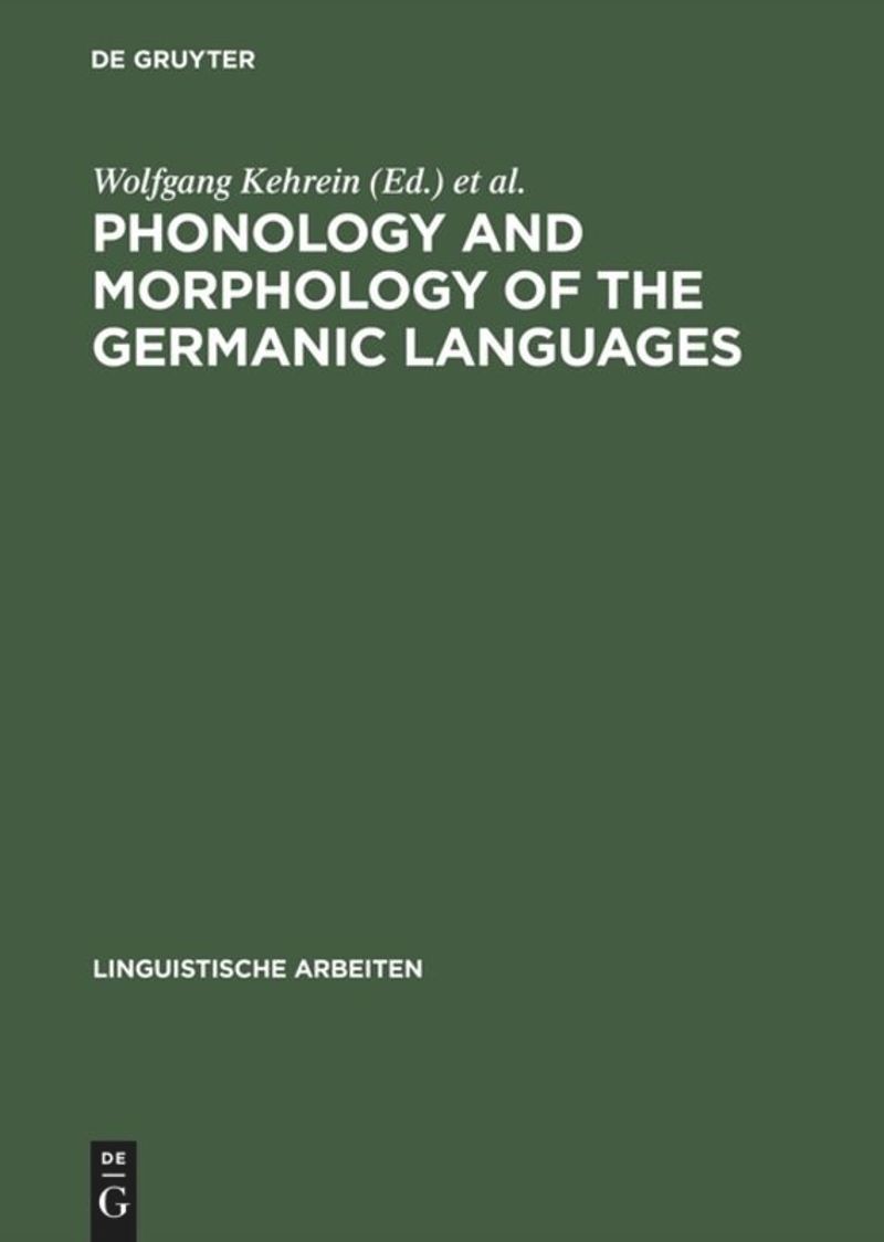 Phonology and morphology of the Germanic languages