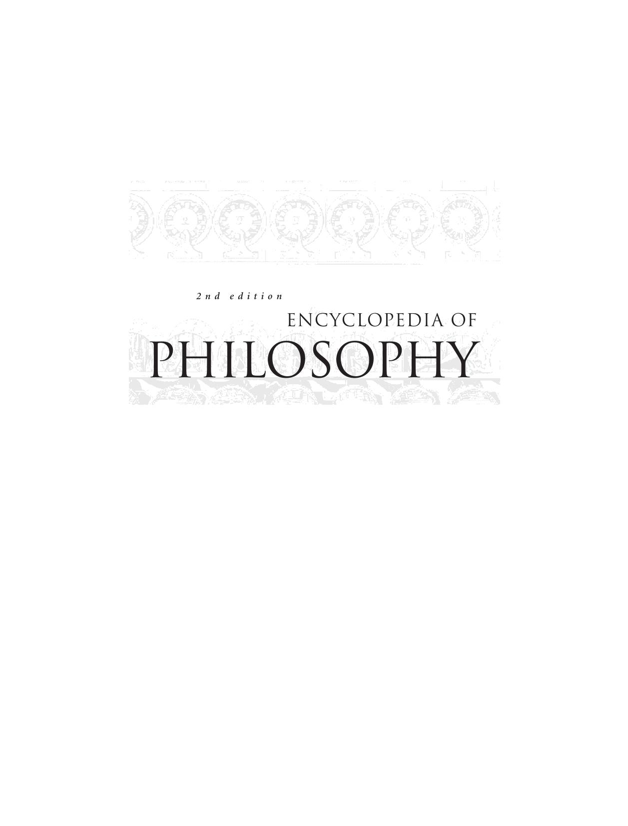 Encyclopedia of Philosophy (Ed.) (4)