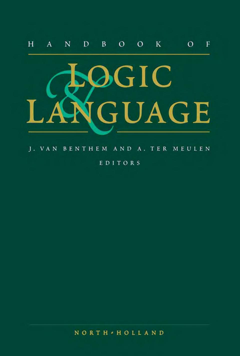 Handbook of Logic and Language