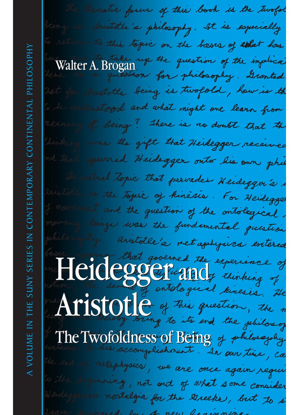 Heidegger and Aristotle: The Twofoldness of Being