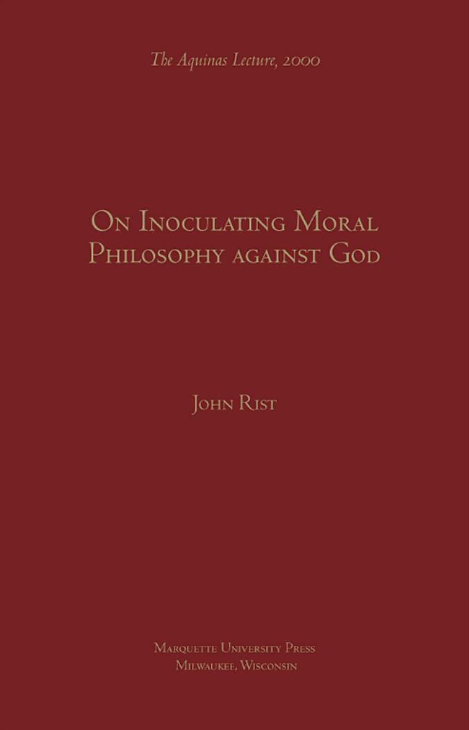 On Inoculating Moral Philosophy Against God