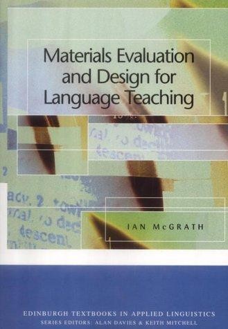 Materials Evaluation and Design for Language Teaching