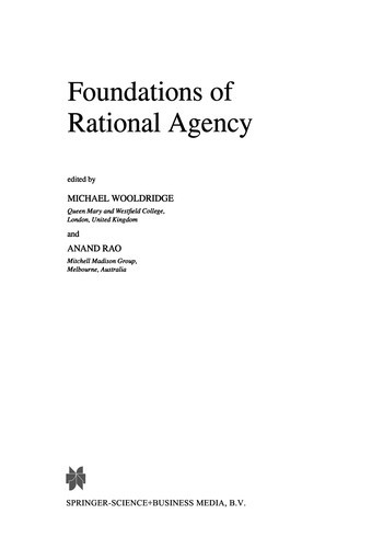 Foundations of Rational Agency