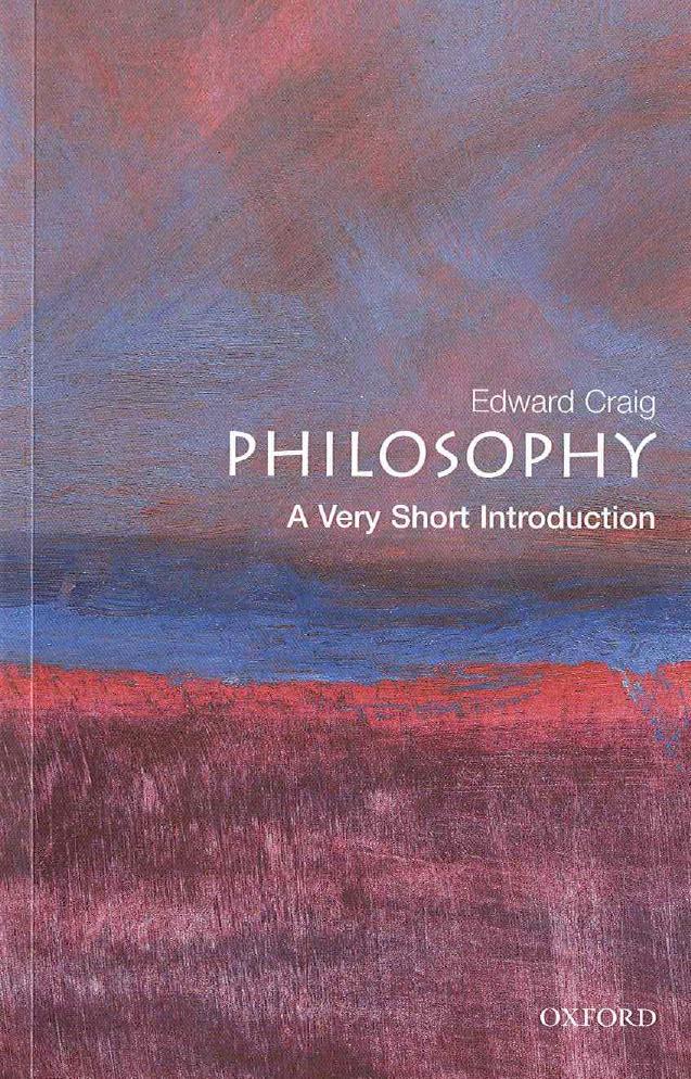 Philosophy: A Very Short Introduction