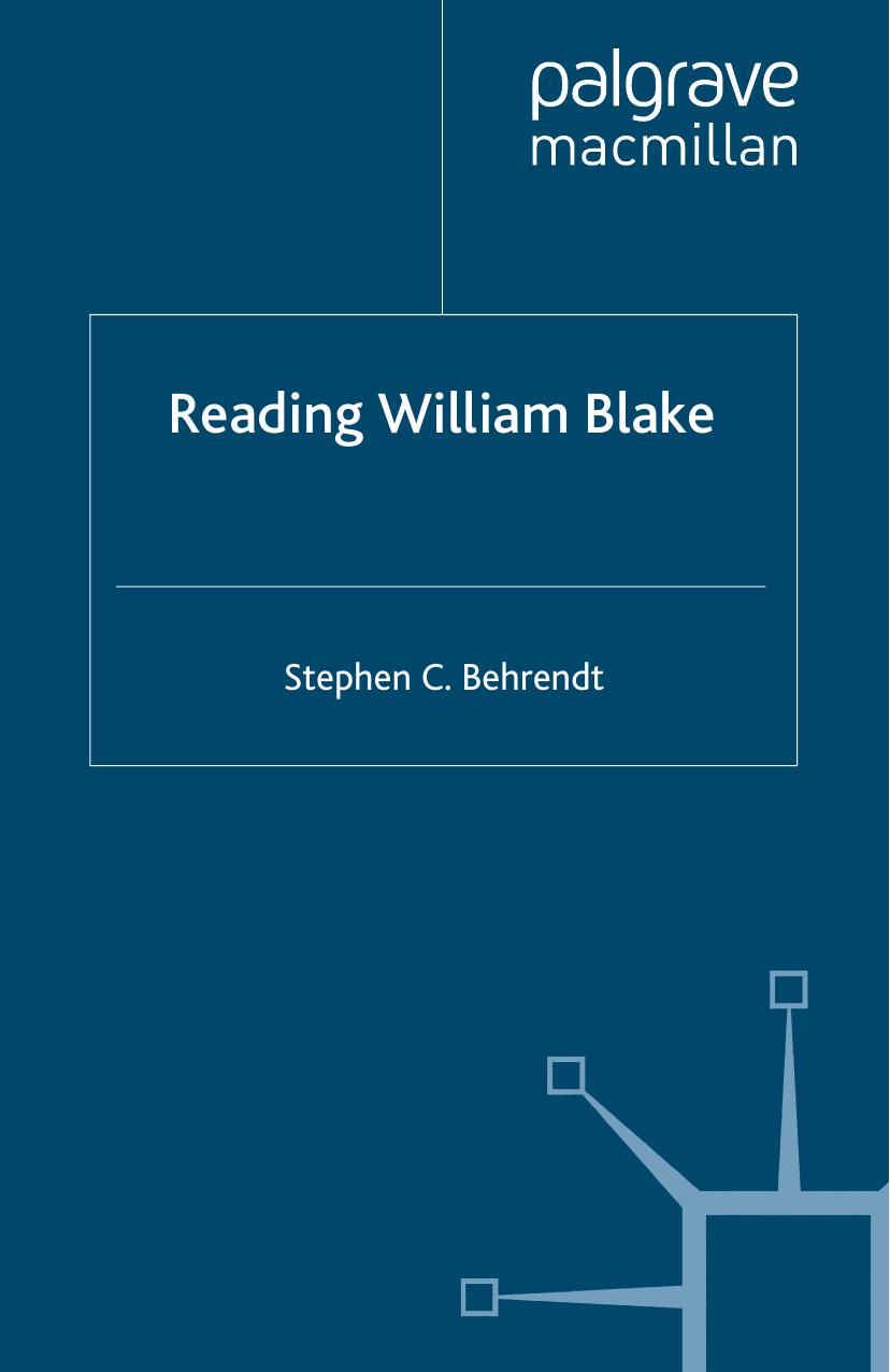 Reading William Blake