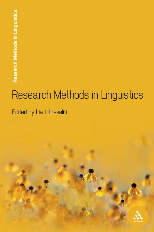 Research Methods in Linguistics