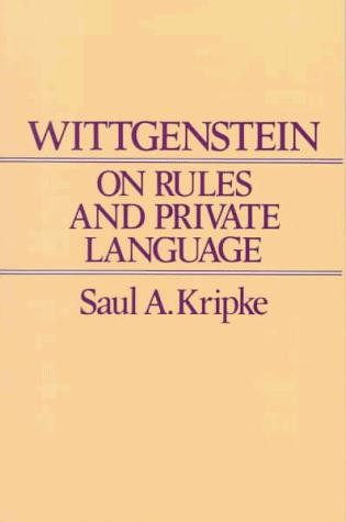 Wittgenstein on Rules and Private Language: An Elementary Exposition