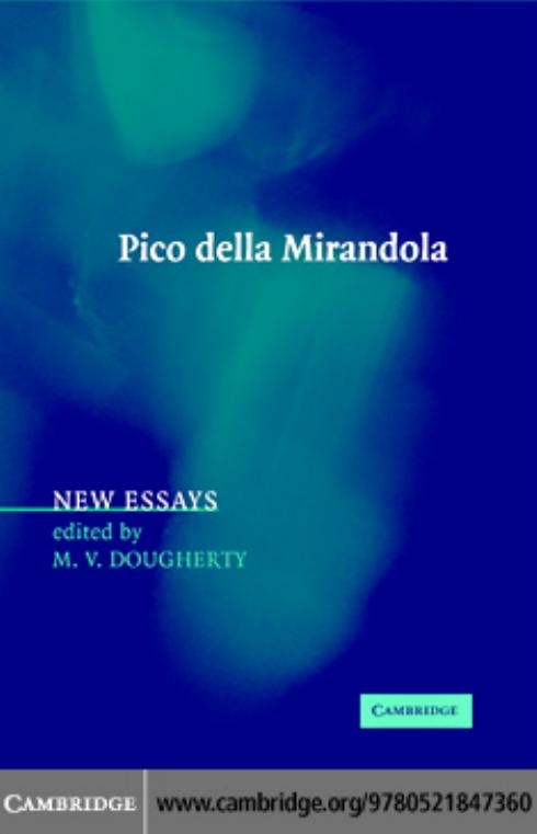 Pico Della Mirandola: New Essays