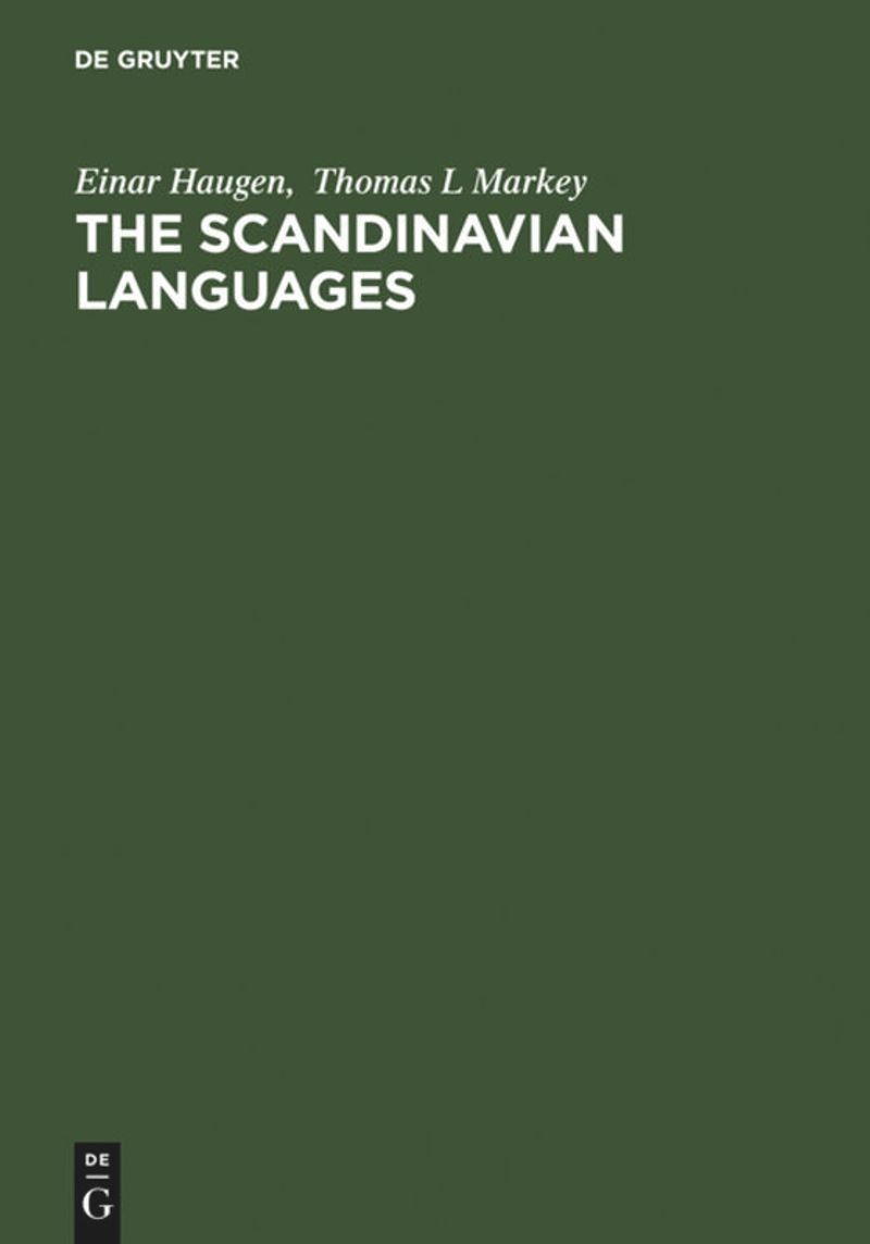 The Scandinavian Languages: Fifty Years of Linguistic Research (1918 - 1968)