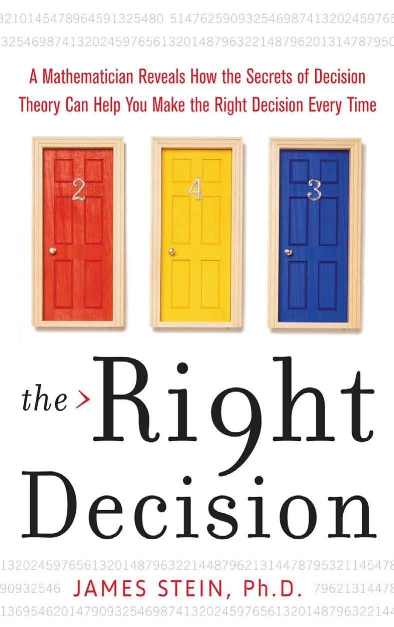 The Right Decision: A Mathematician Reveals How the Secrets of Decision Theory