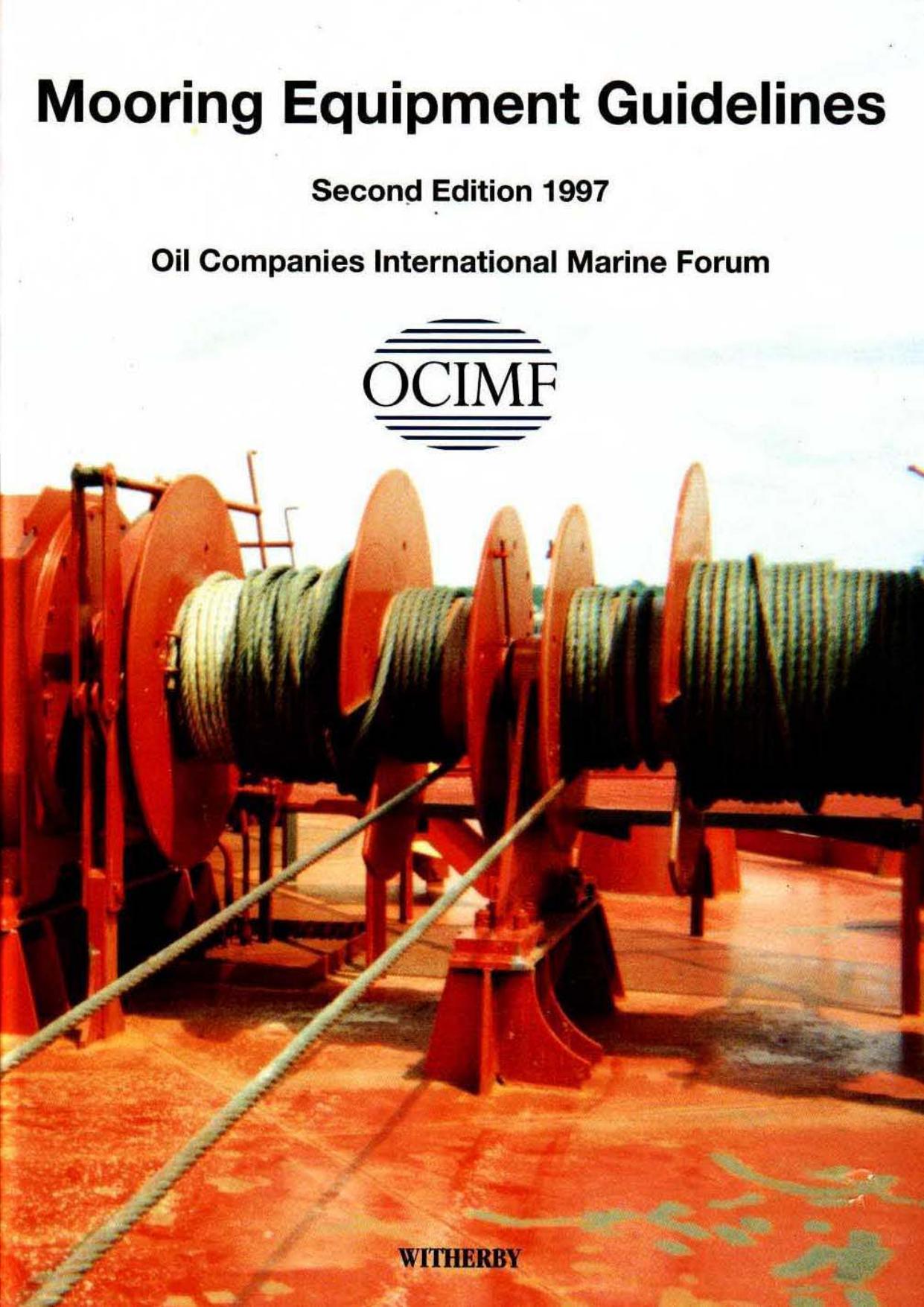 Mooring Equipment Guidelines