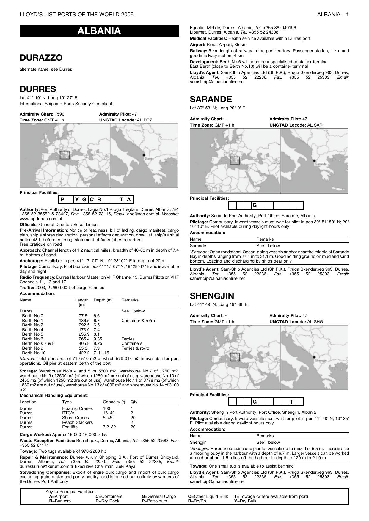 Lloyd's List Ports of the World 2006