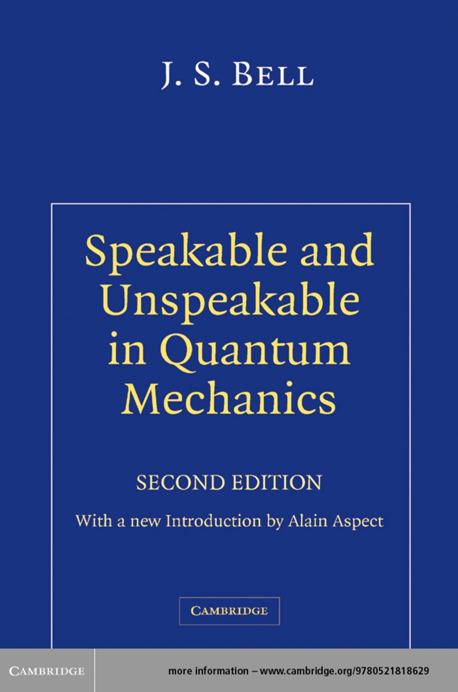 Speakable and Unspeakable in Quantum Mechanics