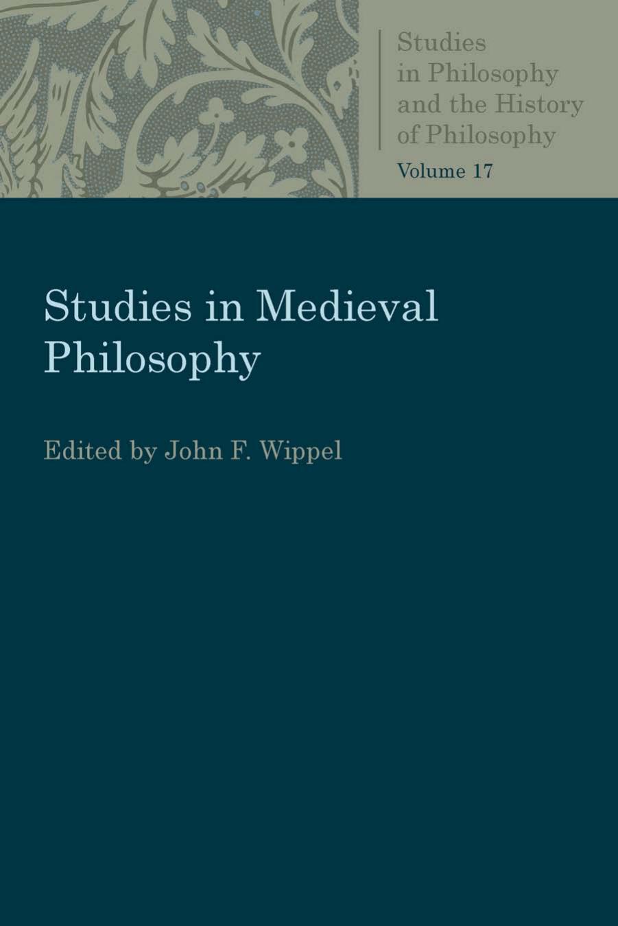 Studies in Medieval Philosophy