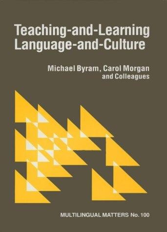 Teaching-And-Learning Language-And-Culture