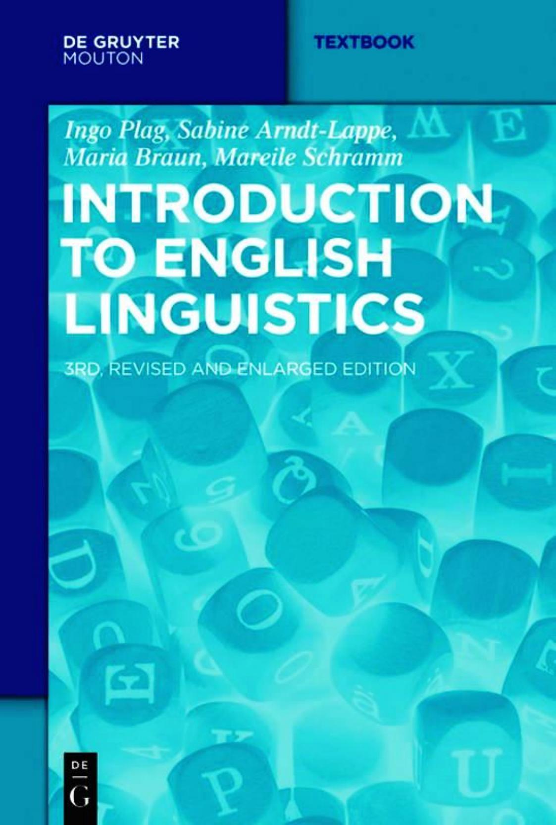 Introduction to English Linguistics