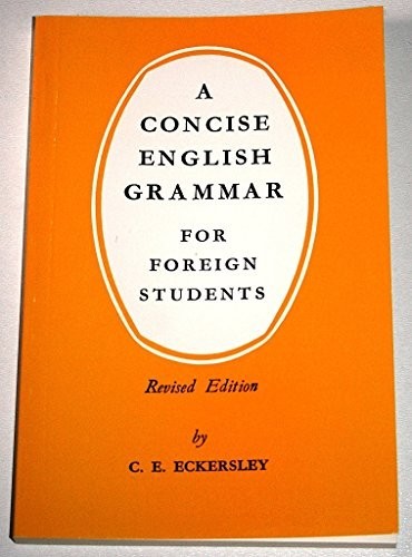 A Concise English Grammar for Foreign Students