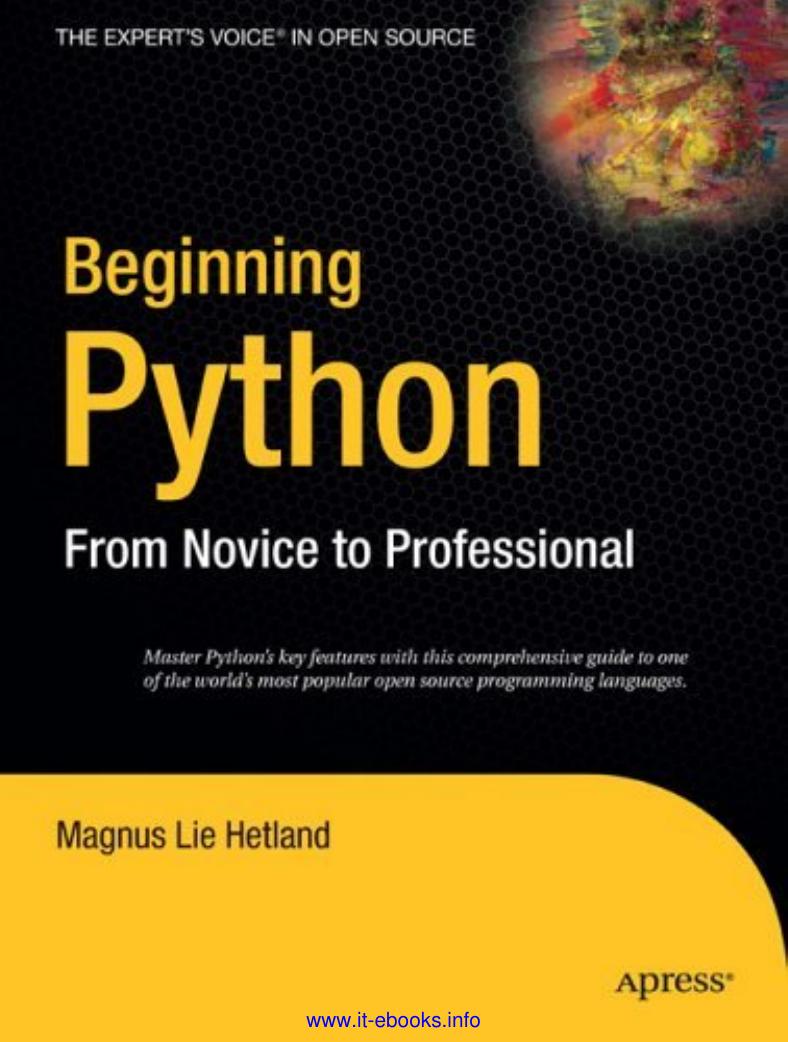 Beginning Python