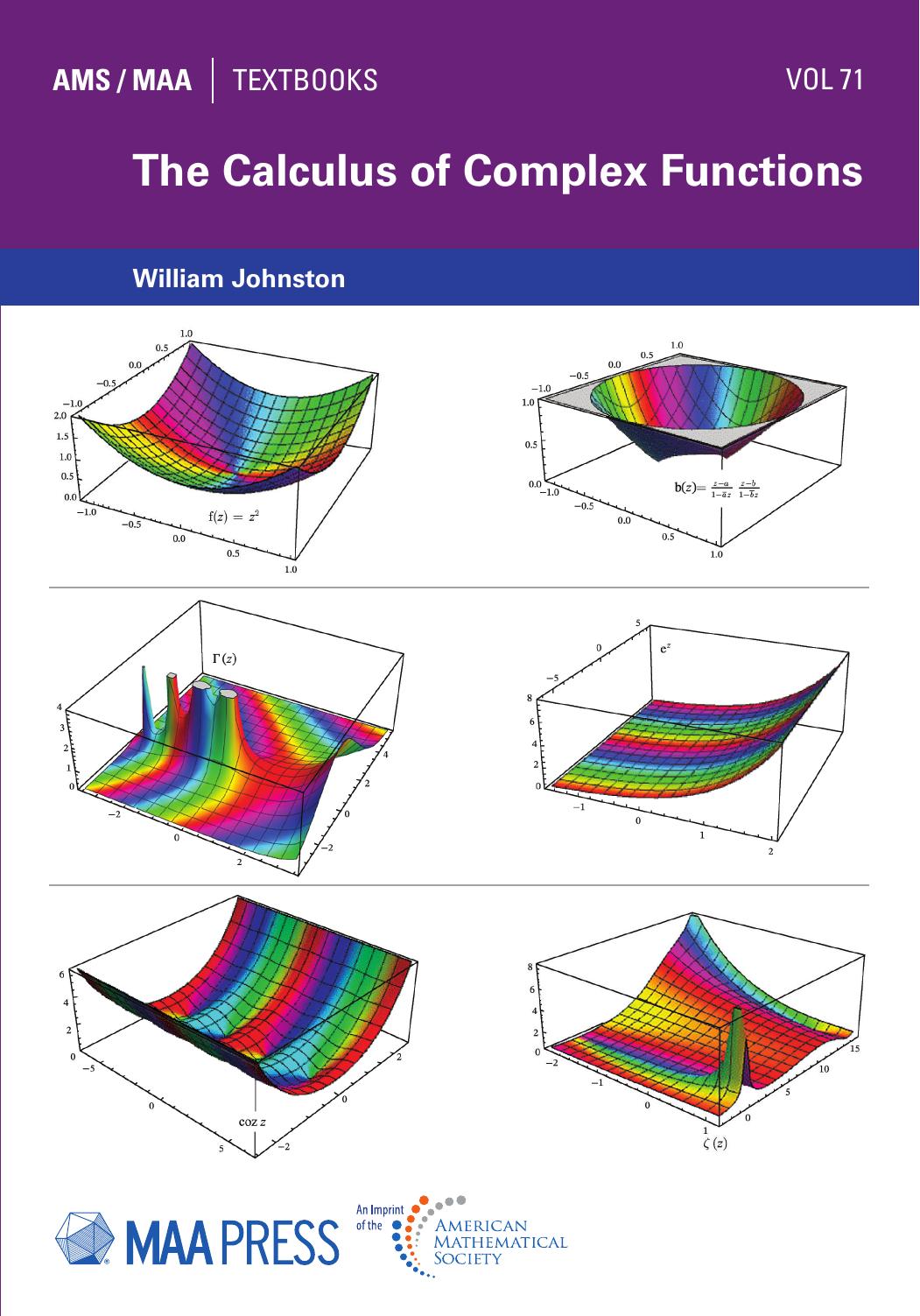 The Calculus of Complex Functions