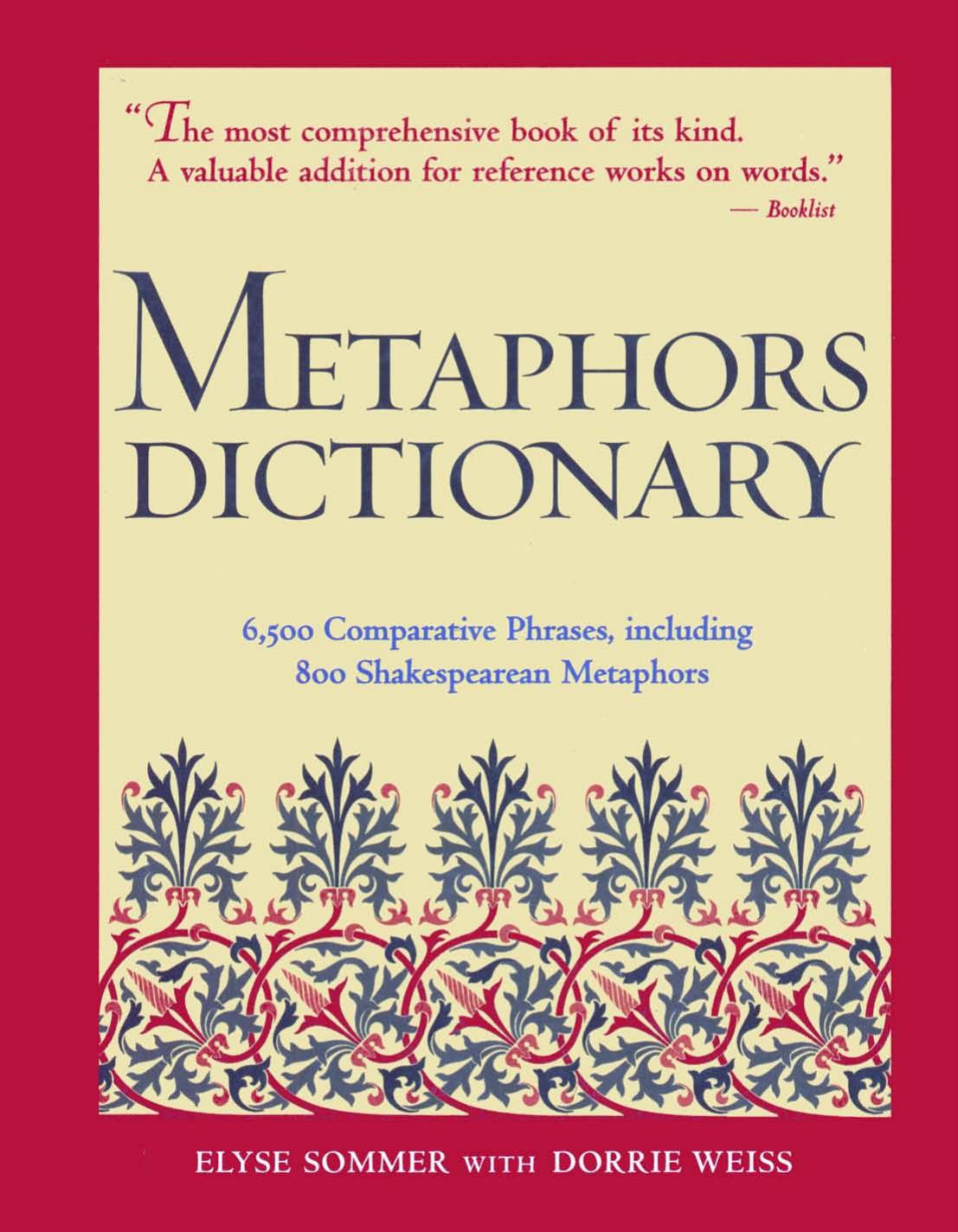 Metaphors Dictionary