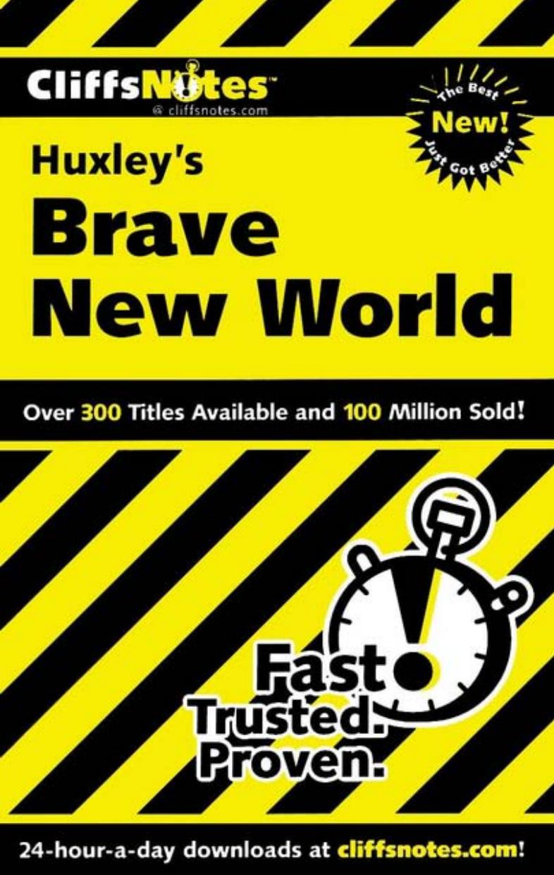 CliffsNotes on Huxley's Brave New World