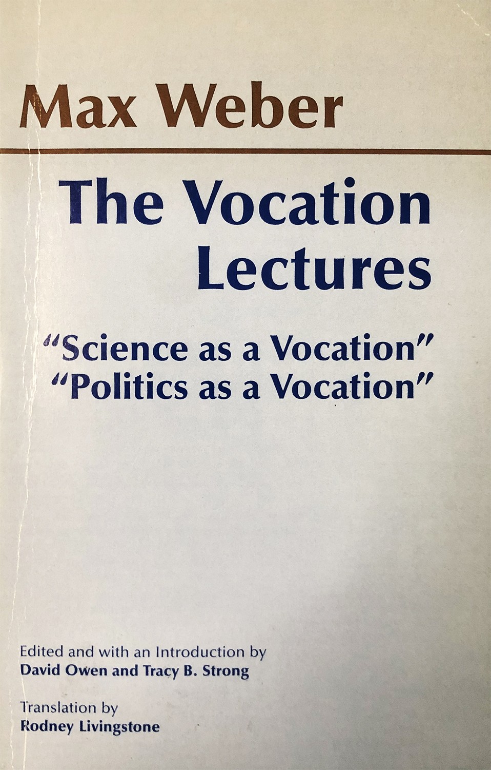 The Vocation Lectures