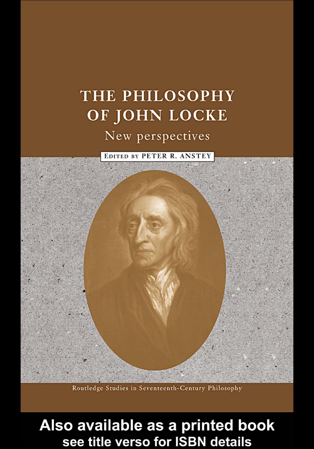 The Philosophy of John Locke: New Perspectives