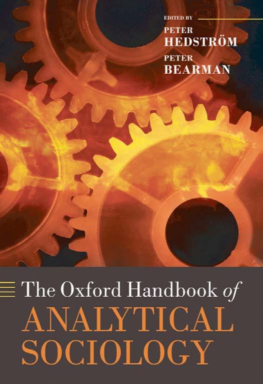 The Oxford Handbook of Analytical Sociology