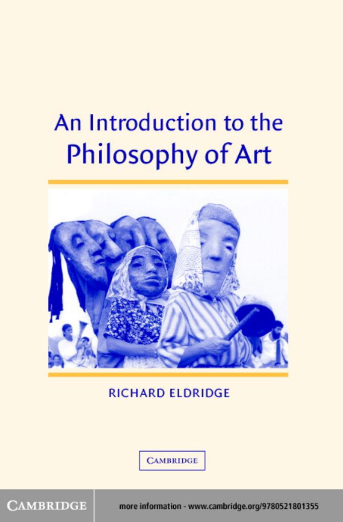 An Introduction to the Philosophy of Art