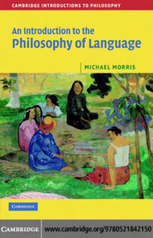 An Introduction to the Philosophy of Language