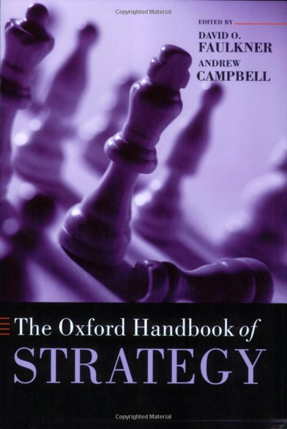 The Oxford Handbook of Strategy