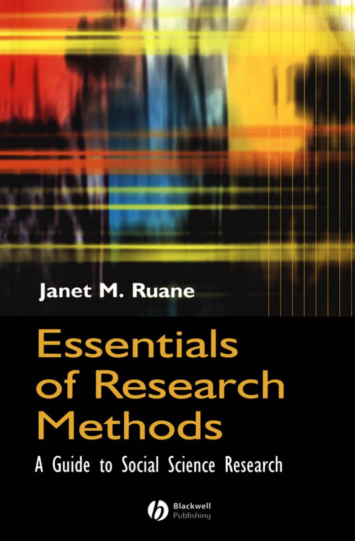 Essentials of Research Methods: A Guide to Social Science Research